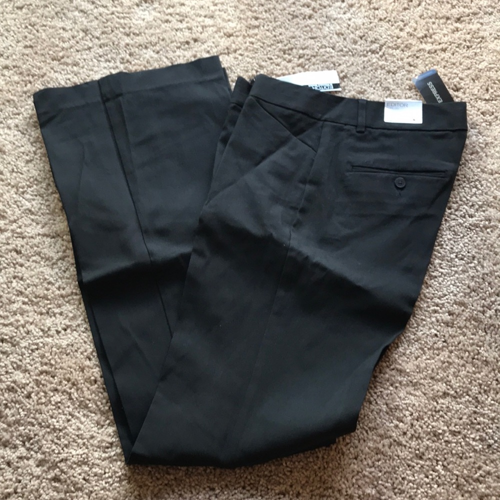 Express Editor Pant: Low Rise Flare Leg